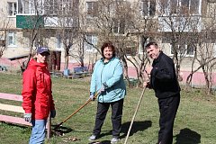 В Шиханах прошли массовые субботники