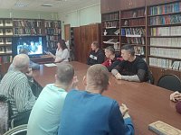 Для проживающих дома-интерната прошел тематический час «80 лет со дня рождения Никиты Сергеевича Михалкова»