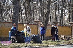 Шиханская медико-санитарная часть вышла на субботник
