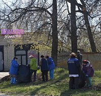 Шиханская медико-санитарная часть вышла на субботник
