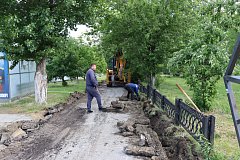В рамках региональной программы начался ремонт тротуаров
