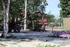 В шиханском парке продолжаются работы по благоустройству